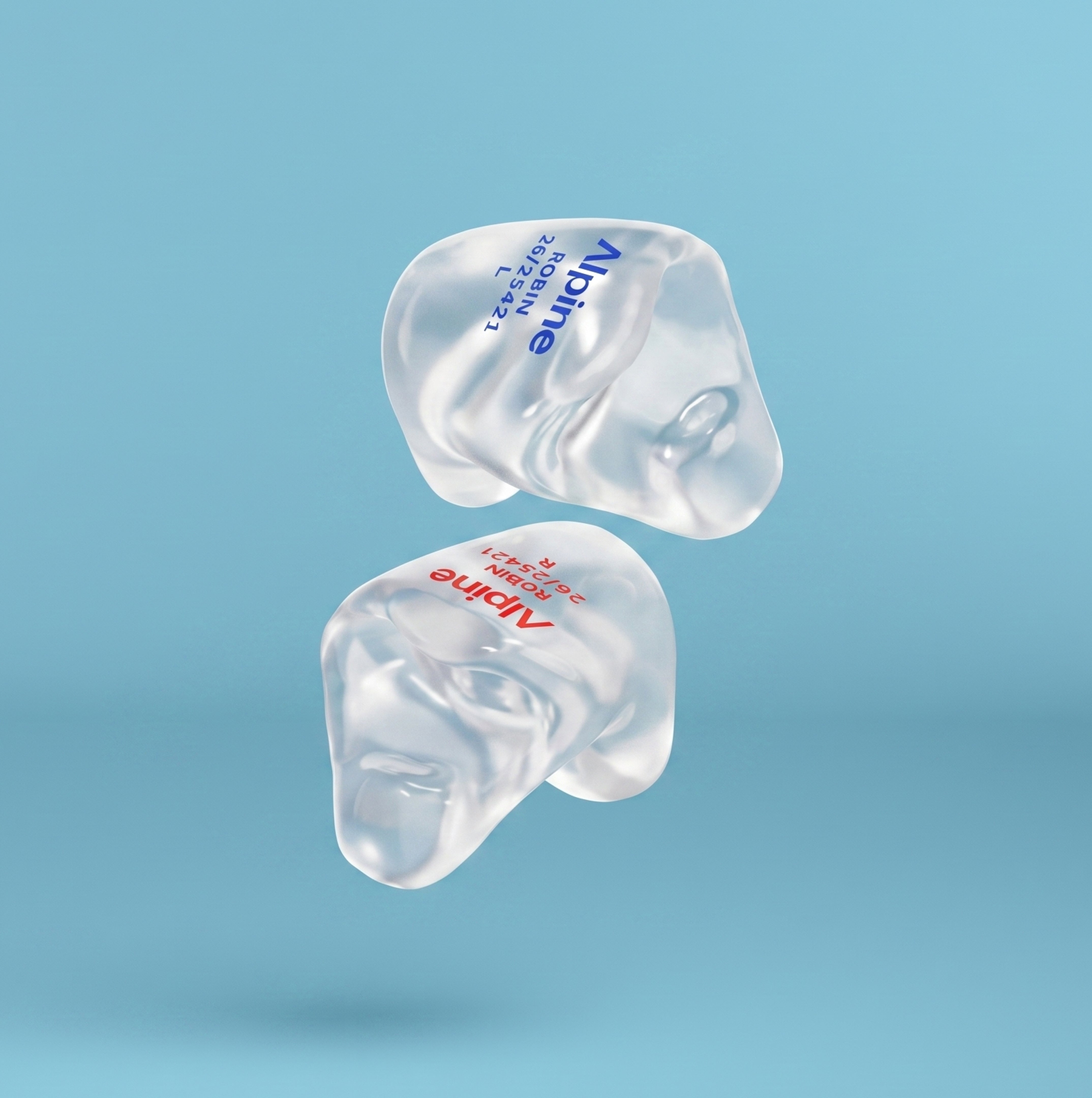 SleepSoft op Maat transparent two earplugs