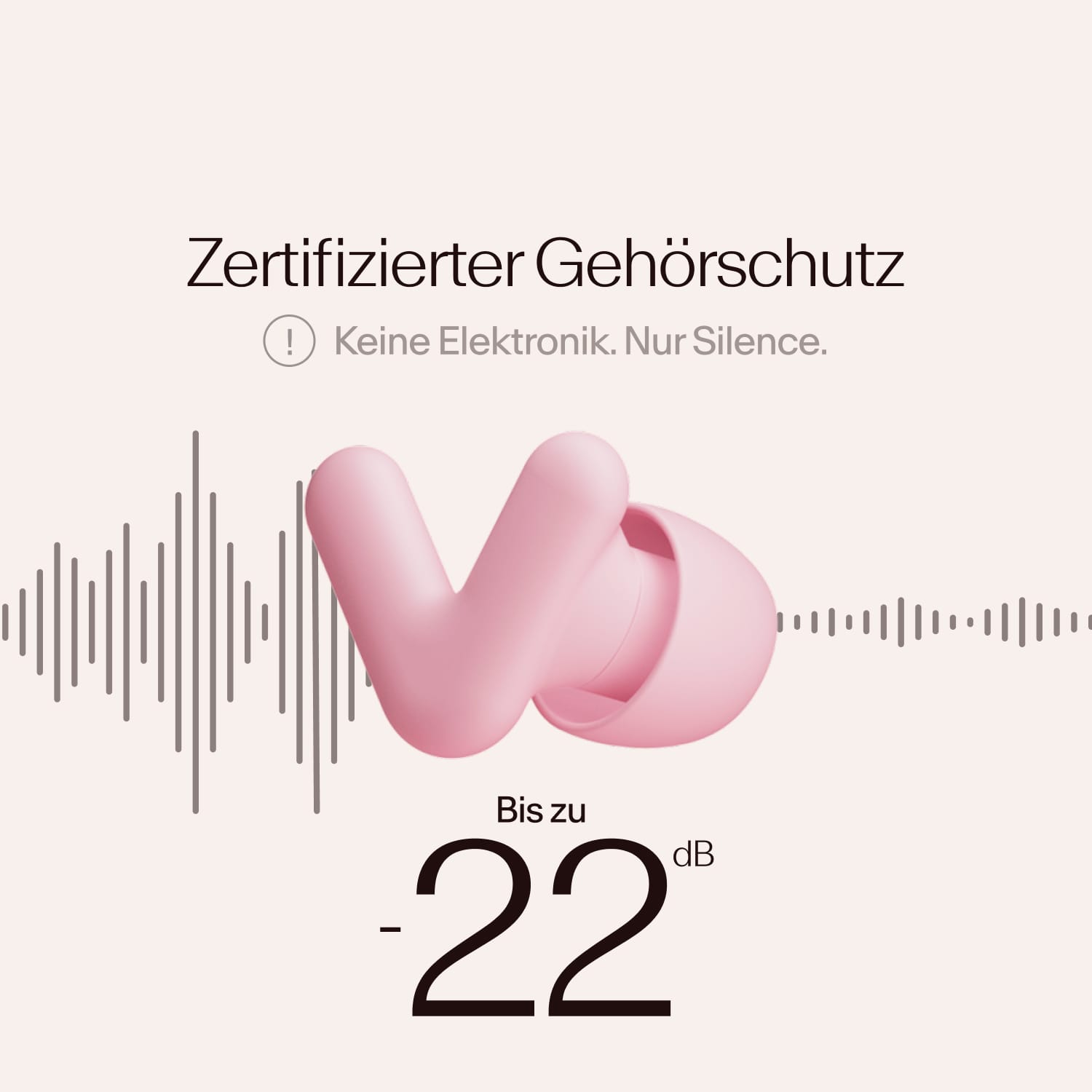 Alpine Silence, zertifizierte Geräuschdämmung von 22dB