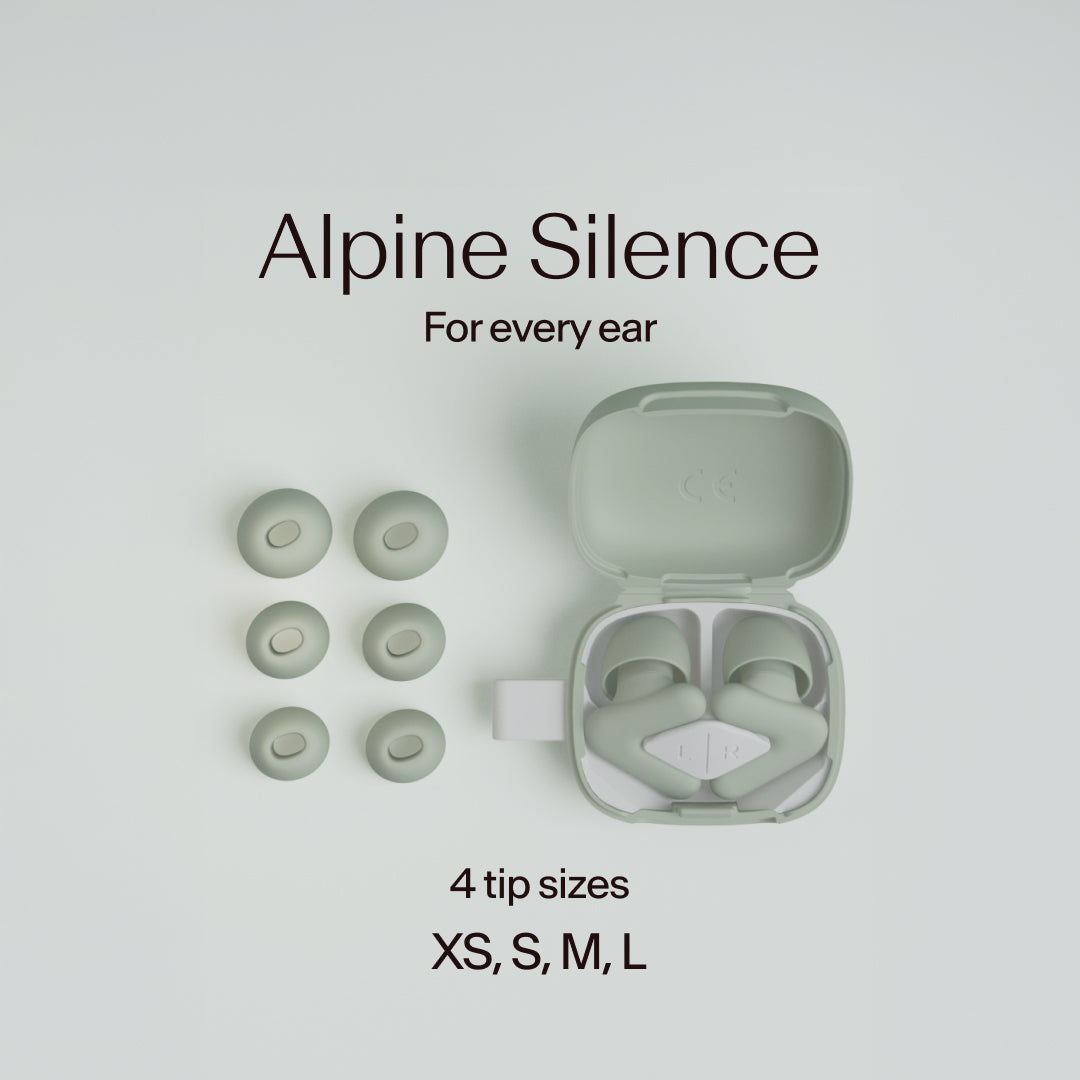 Case with multiple tip sizes – Alpine Silence green