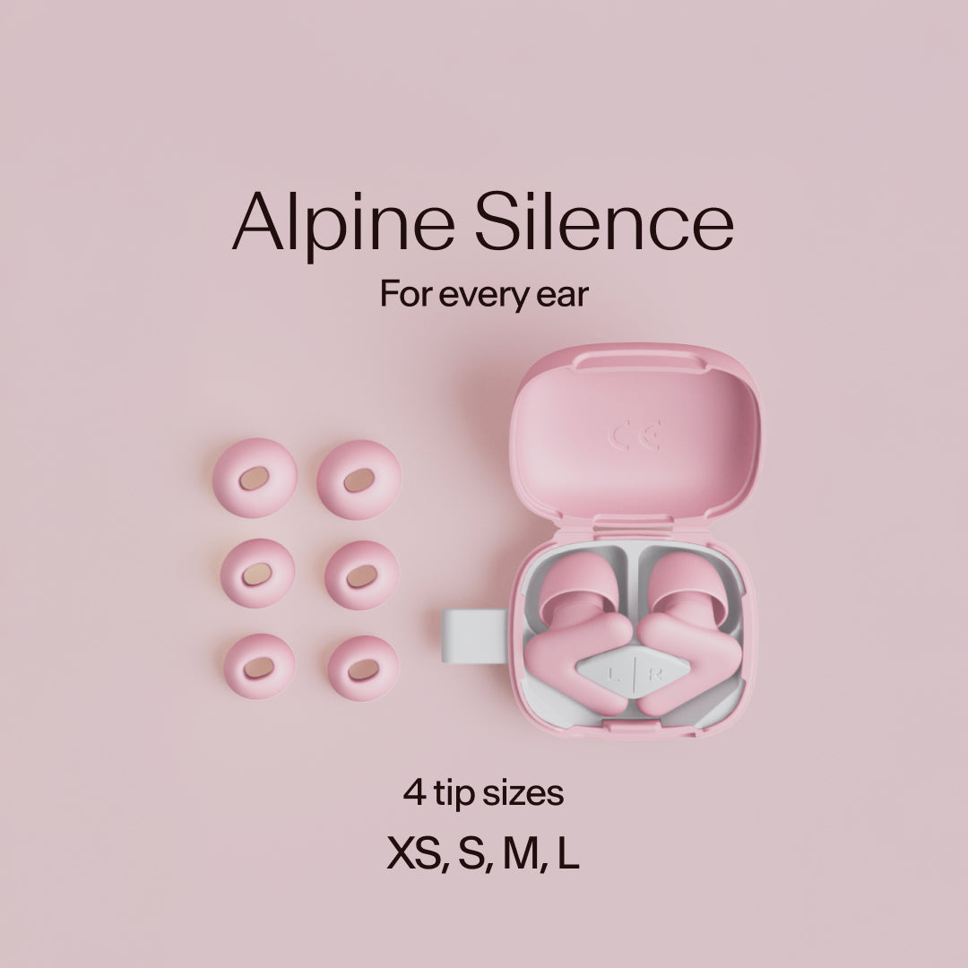 Case with multiple tip sizes – Alpine Silence pink