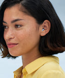 alpine silence earplugs in use