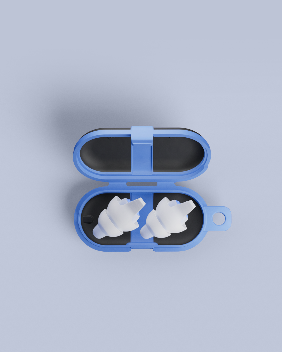 vue d’ensemble des bouchons d’oreilles Alpine SleepDeep avec accessoires