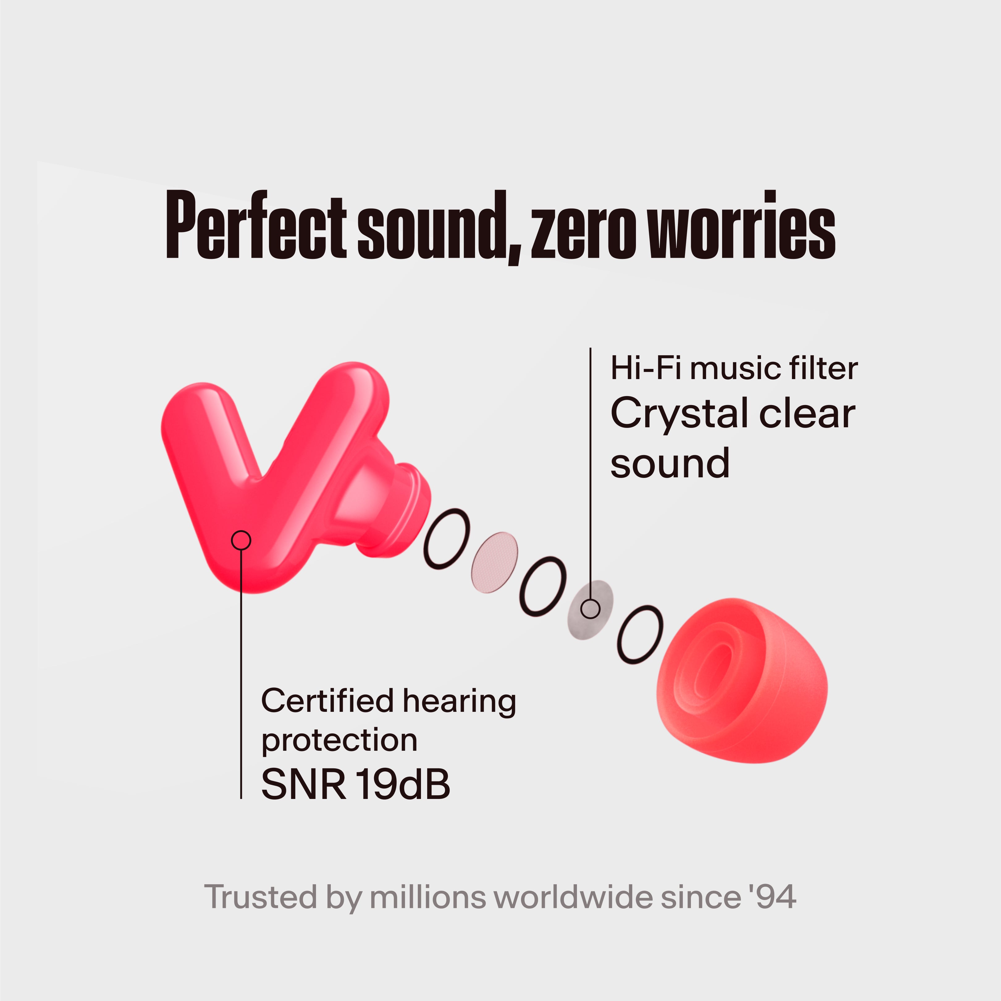 alpine tune filter shown in detail neon-pink