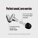 alpine tune filter shown in detail silver