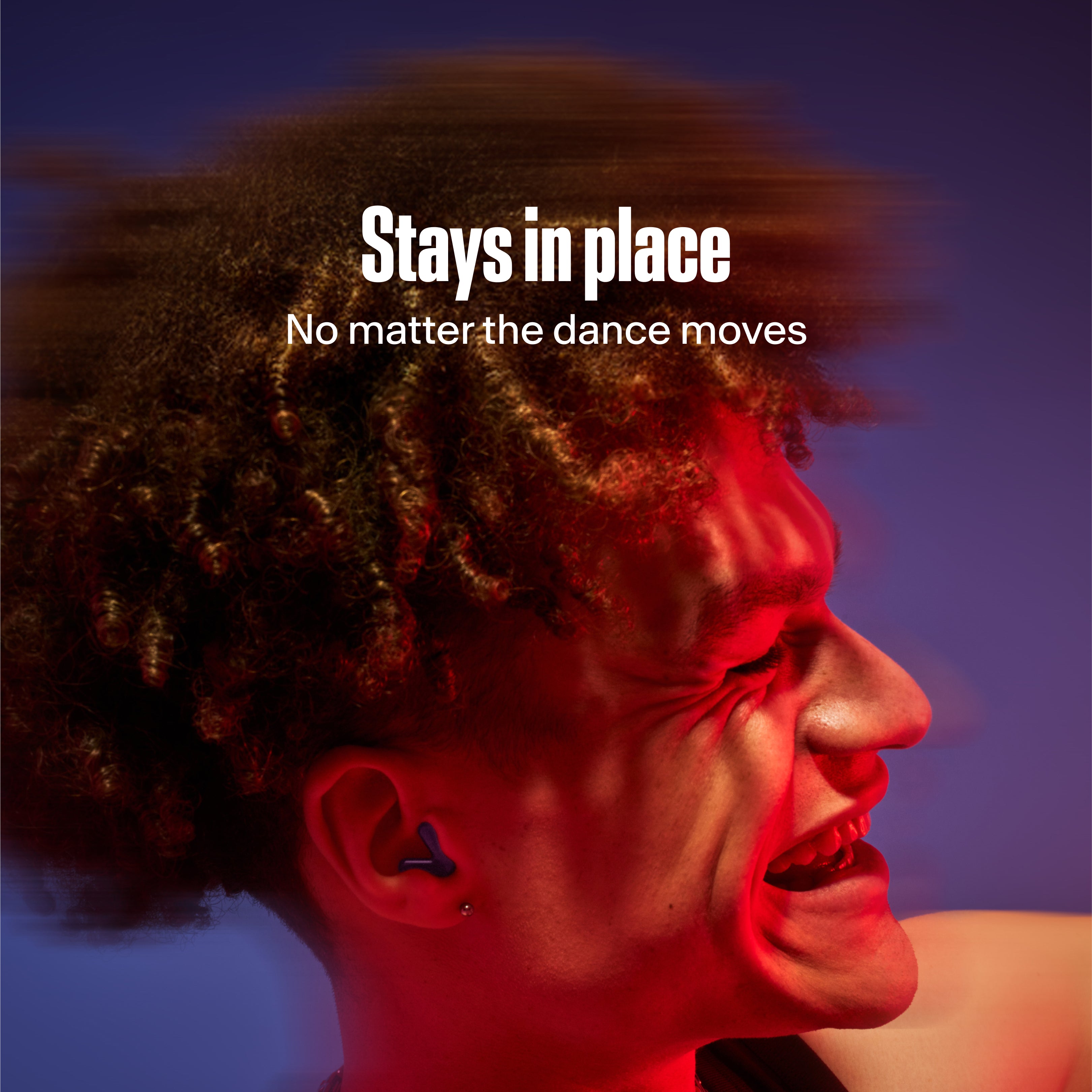 guy wearing alpine tune in dark-blue dancing with them