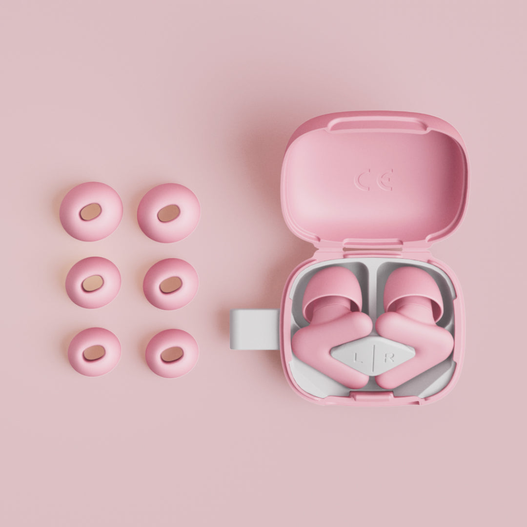 Alpine Silence in pink with tip sizes and case