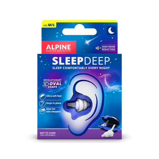 Alpine SleepDeep earplugs for sleeping Alpine hearing protection Earplugs earmuffs protect your ear red dot award sleep SleepDeep Sleeping Mask SleepSoft