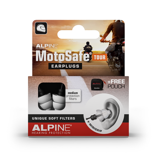 Alpine MotoSafe Tour earplugs for motorcycle Alpine hearing protection Earplugs earmuffs protect your ear red dot award motor MotoSafe Formula1 MotoGP Traveling Trip Sunset on the road MotoGP Racing Muffy MotoGP Racing Pro MotoSafe Pro MotoSafe Race MotoSafe Tour MotoSafe Race – Official MotoGP Edition Plug&Go Travel pouch