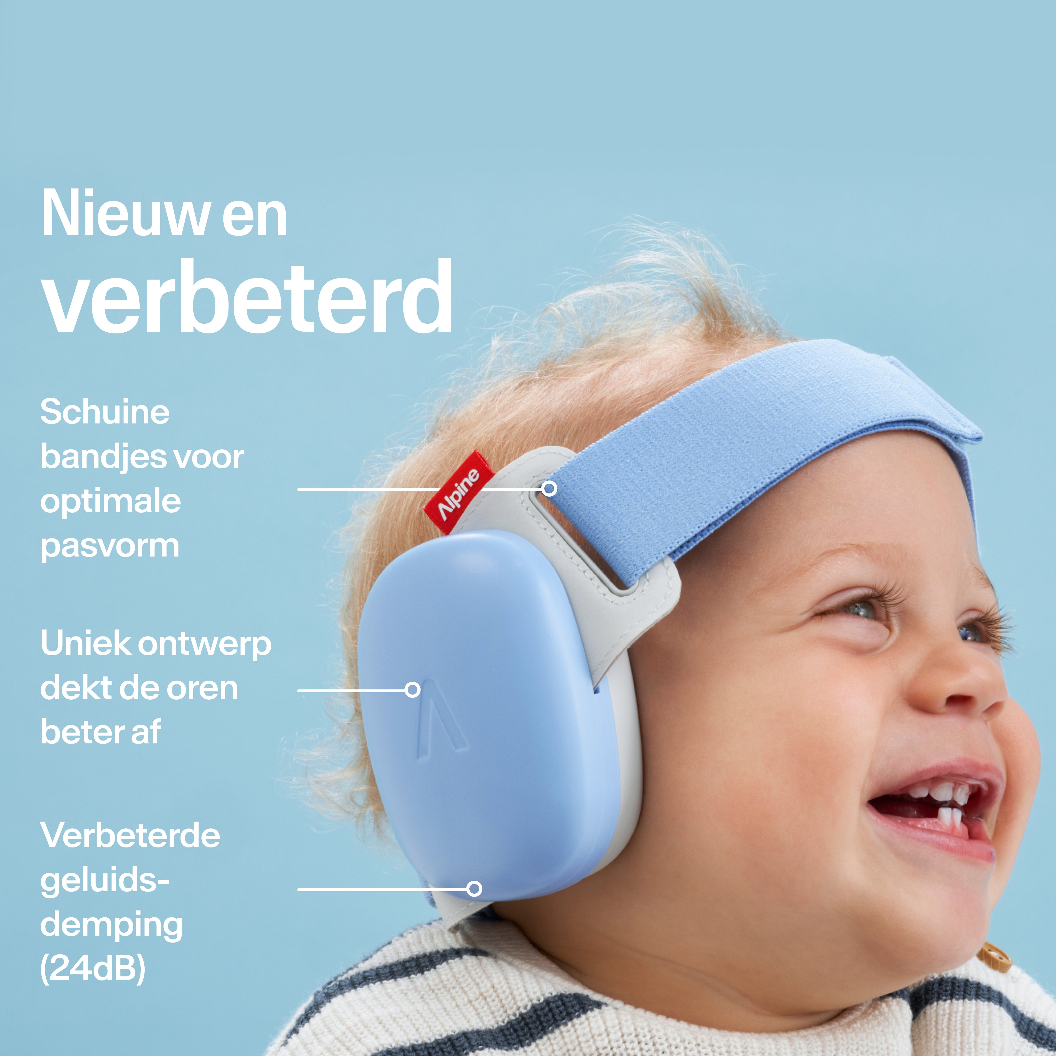 Alpine Muffy Baby oorbeschermers voor baby’s 
