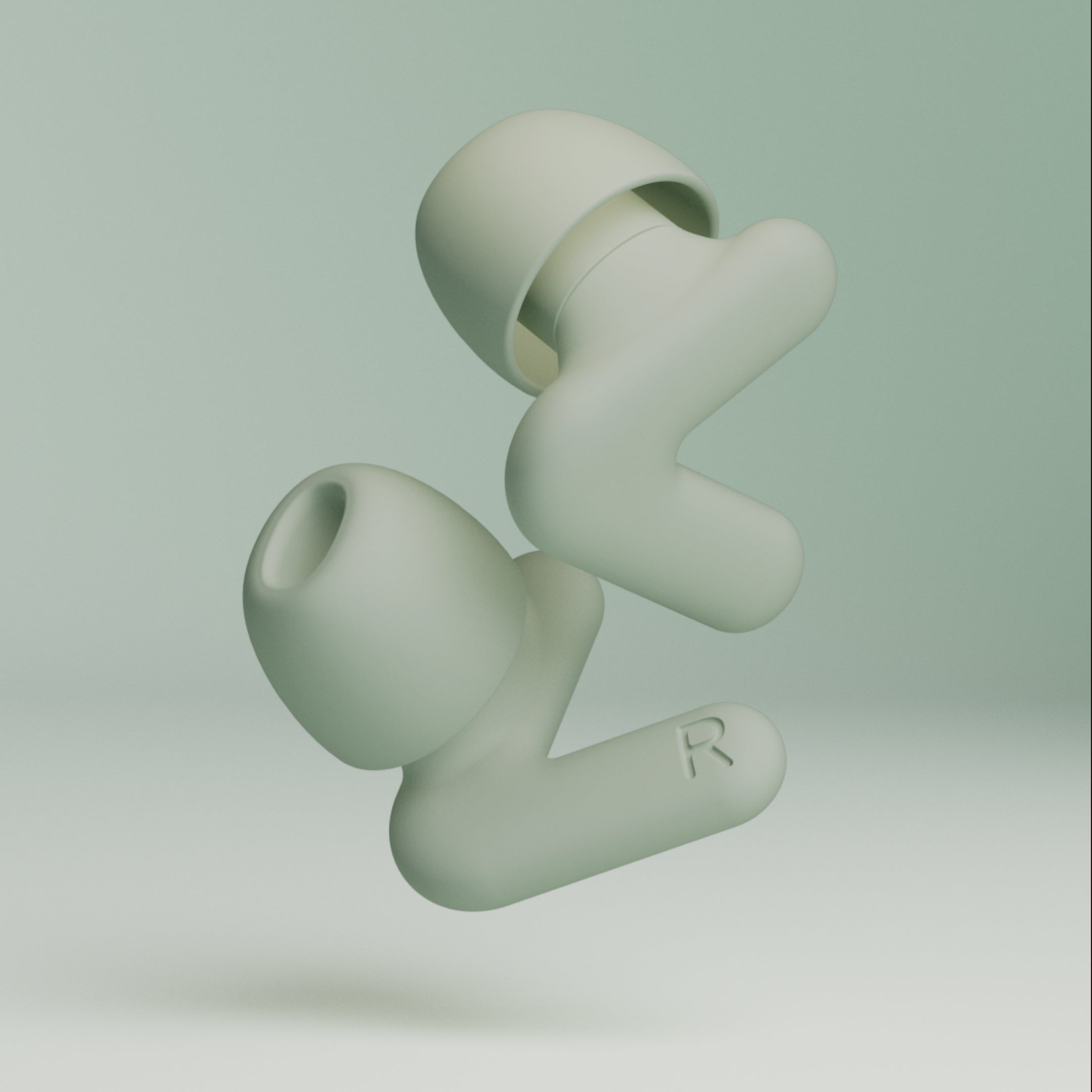 Alpine Silence two earplugs product image – green #color_green 