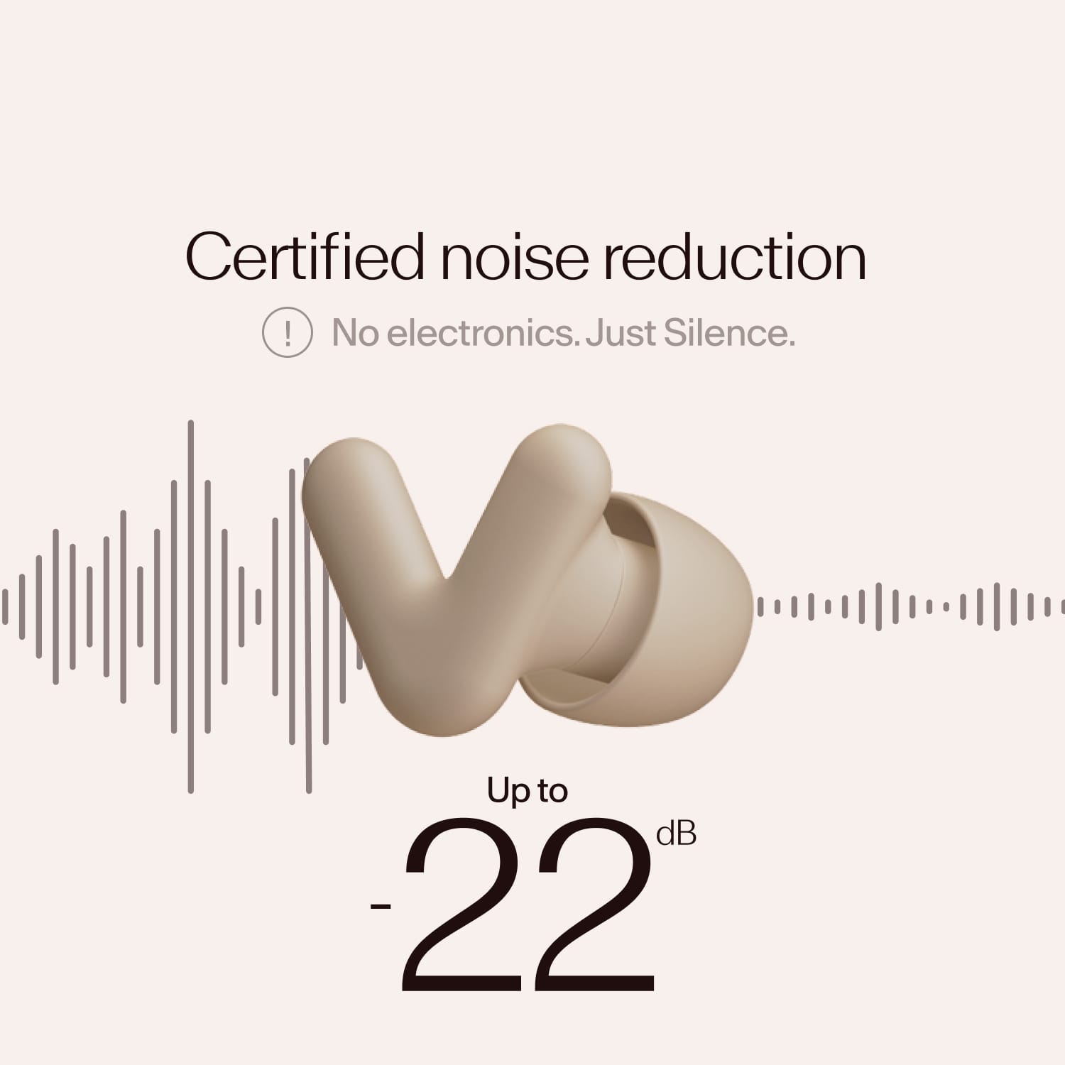 Alpine Silence, certified noise reduction of 22dB 