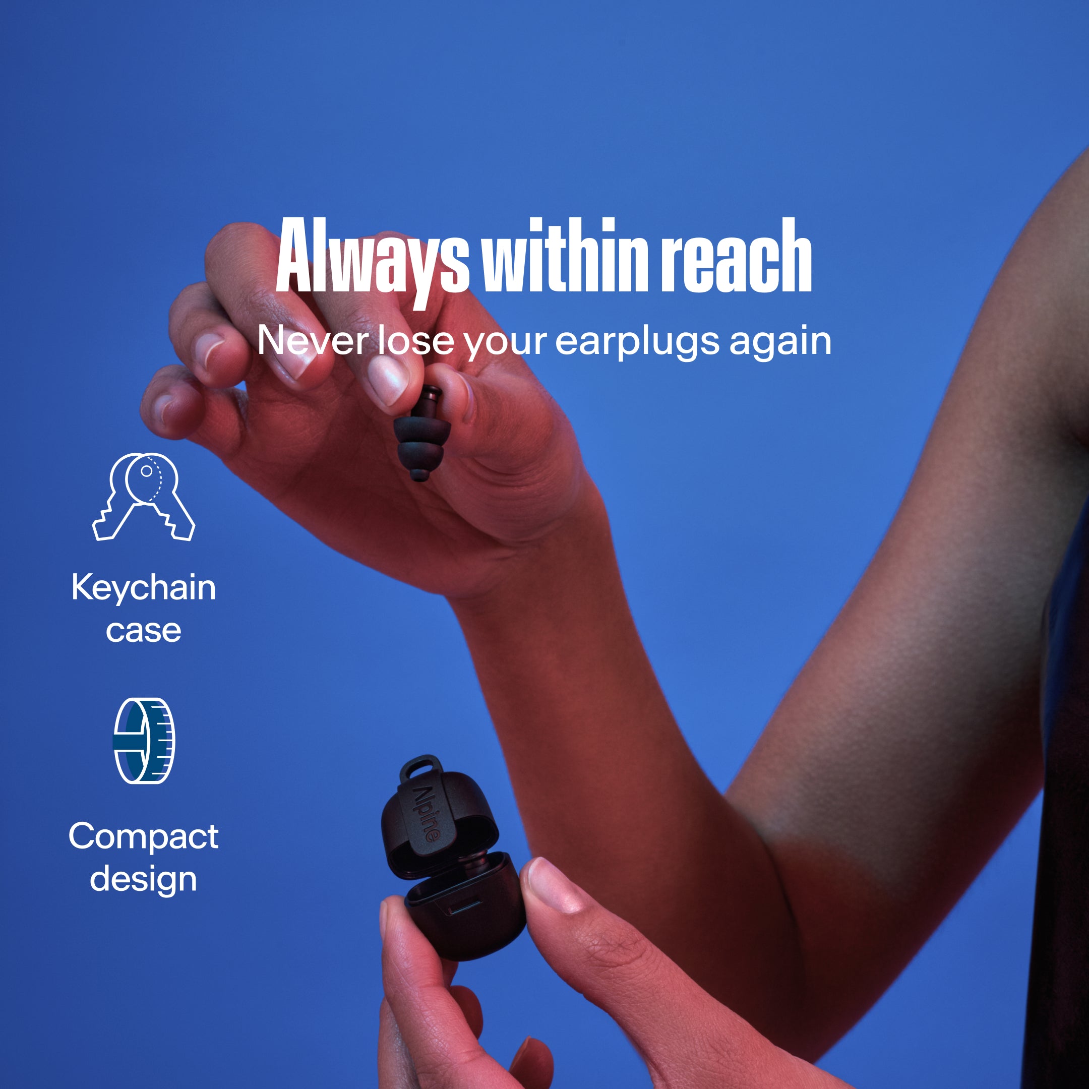 Alpine PartyPlug Pro festival earplugs black #color_black