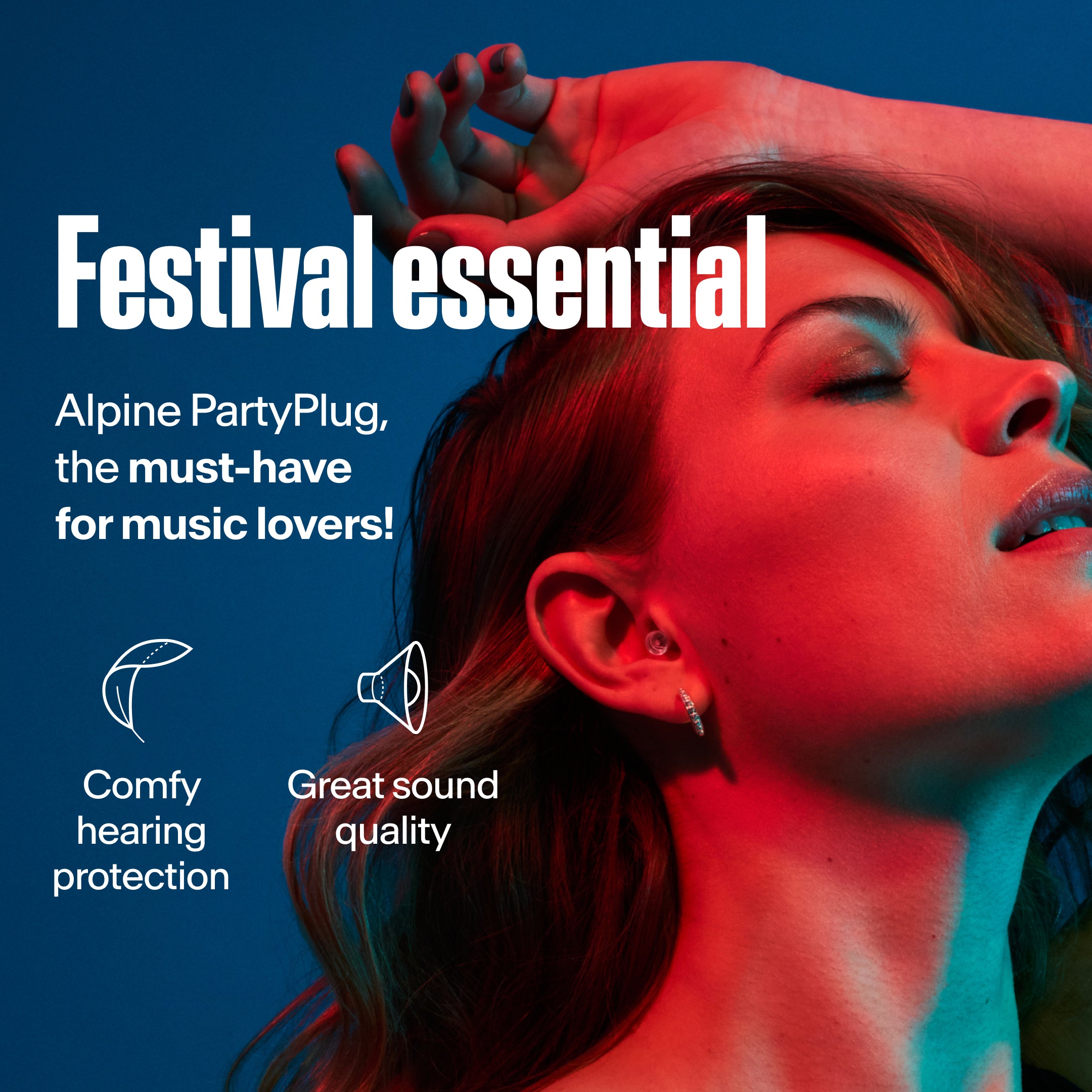 Alpine PartyPlug festival earplugs transparent #color_transparent
