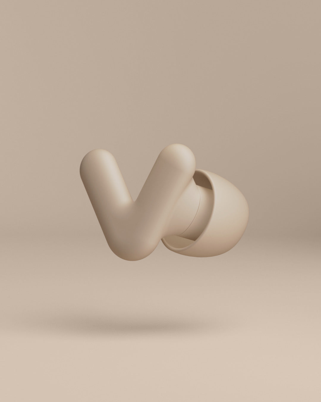 Alpine Silence one earplug product image – beige 