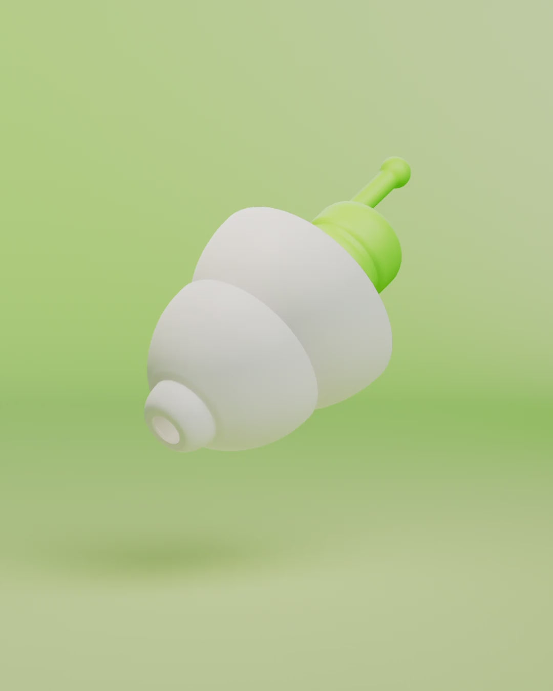 Product animation of an Alpine SleepSoft earplug with filter 