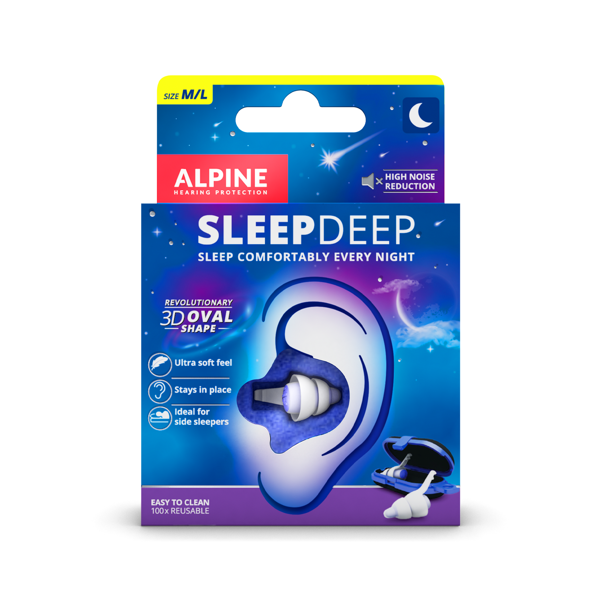 Alpine SleepDeep earplugs for sleeping Alpine hearing protection Earplugs earmuffs protect your ear red dot award sleep SleepDeep Sleeping Mask SleepSoft